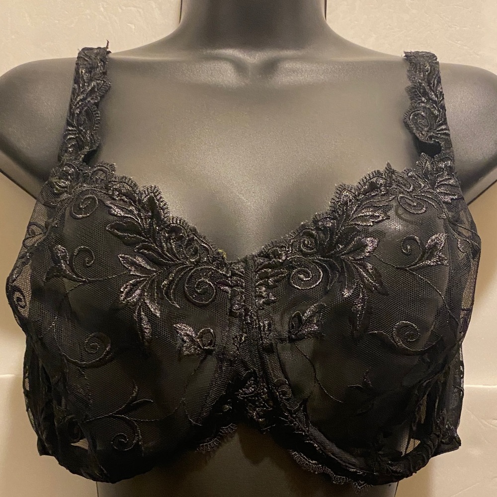 Soma Elegant Black Lace Bra